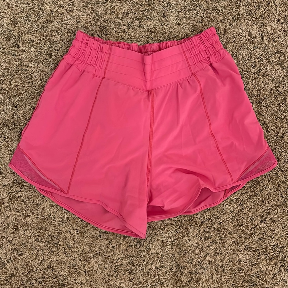Sonic Pink Hotty Hot Lululemon Shorts